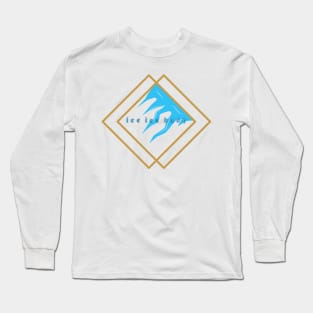 geometric drip Long Sleeve T-Shirt